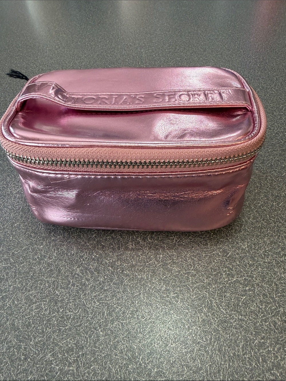Victoria's Secret Shimmering Rose Pink Travel Pouch